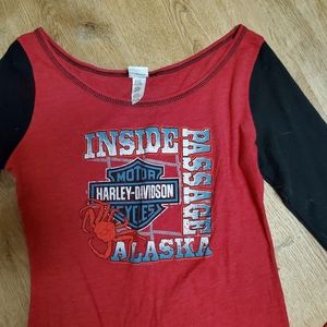 Harley-davidson shirt- size L